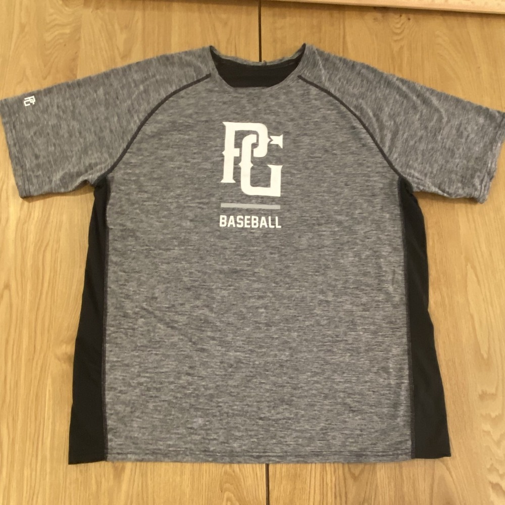 Perfect Game CoolCore‎ T-Shirt Men's large grey heather short sleeve